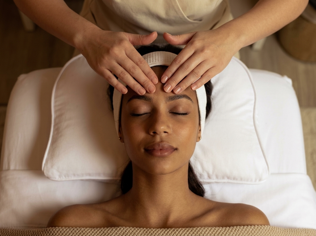 Facial acupressure massage